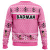 Compliment Vegeta Badman DBZ Ugly Christmas Sweater BACK mockup - Dragon Ball EU Store