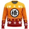 Guko Christmas Dragon Ball Z men sweatshirt FRONT mockup - Dragon Ball EU Store
