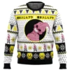 Kid Buu Face DBZ Ugly Christmas Sweater FRONT mockup - Dragon Ball EU Store