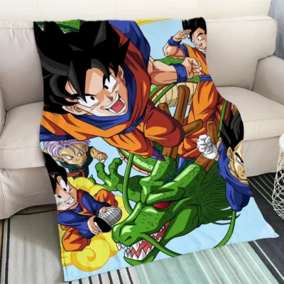 Hot New Dragon Ball Nap Knee Sofa Blanket