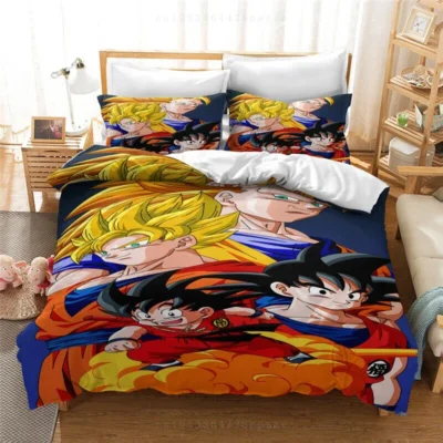 New Duvet Cover Dragon Ball 3D Bedding Set