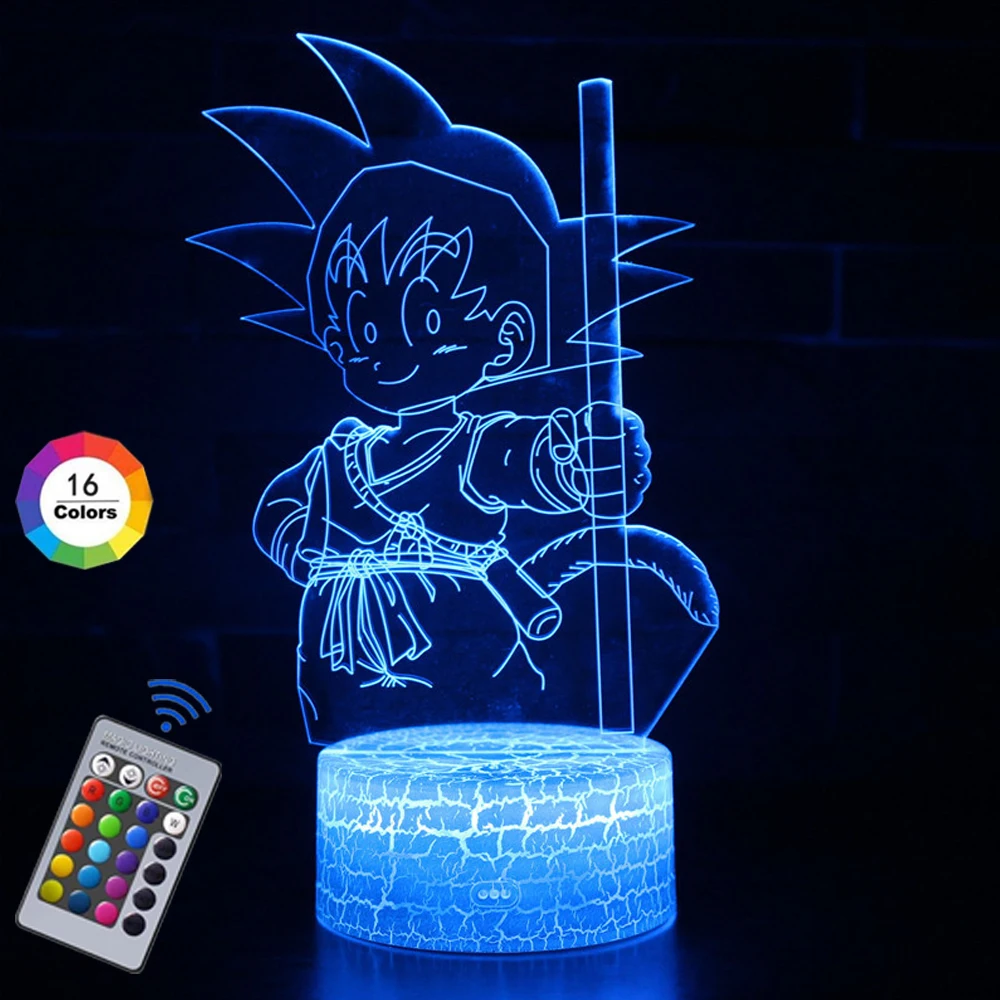 New 3D Lamp LED USB charging Dragon Ball