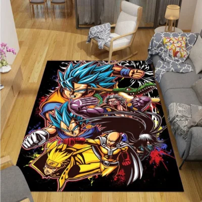 Hot Design Dragon Ball Cartoon Anime Rug