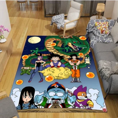 New Design Dragon Ball Cartoon Anime Rug