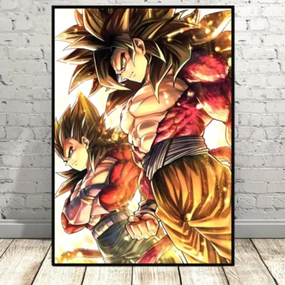 Special Version Dragon Ball Goku On Canvas Print Wall Art