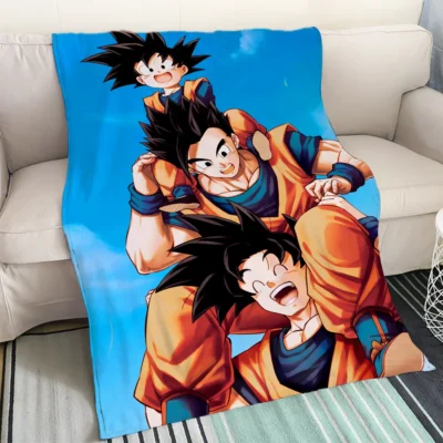 Hot Dragon Ball Nap Knee Sofa Blanket