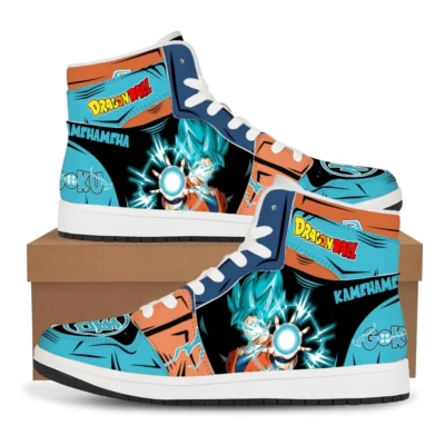 Kamehampha Dragon Ball Anime Goku AJ1 Sneakers