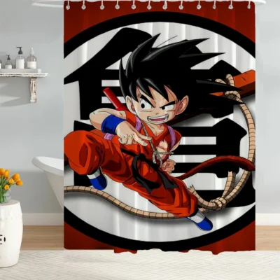 Hot Design Shower Curtain Tentacles Dragon Ball