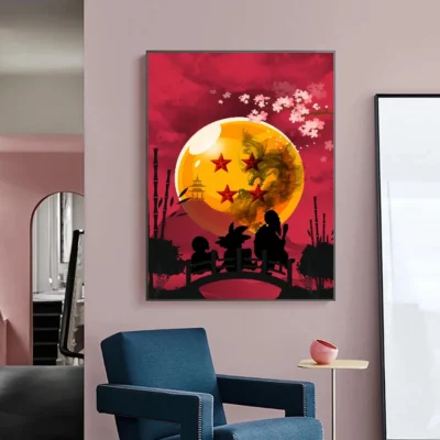 Shadow Dragon Ball Z Canvas Art Wall