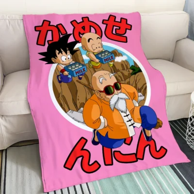 Hot Search Dragon Ball Nap Knee Sofa Blanket