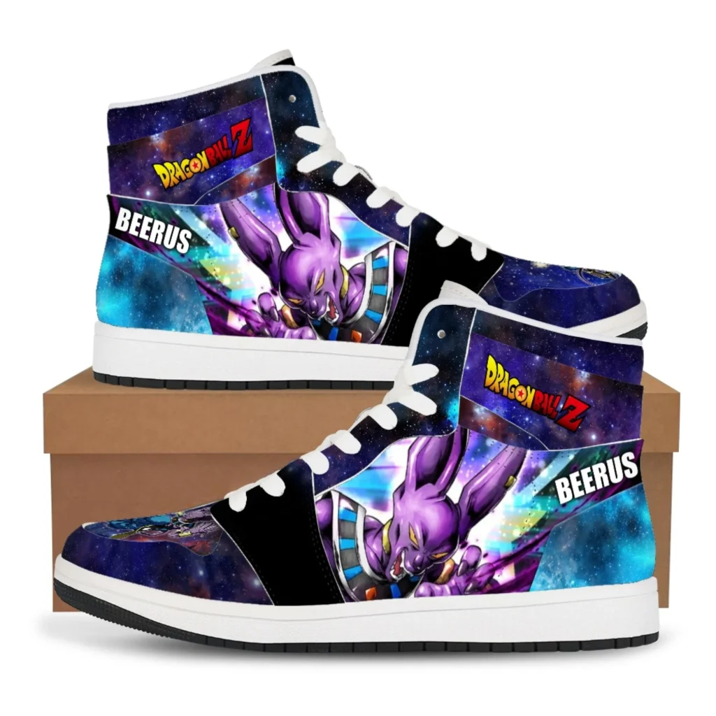 Beerus Dragon Ball Anime Goku AJ1 Sneakers