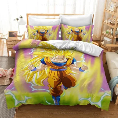 Special Version Duvet Cover Dragon Ball 3D Bedding Set