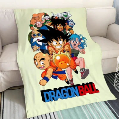 New Design Dragon Ball Nap Knee Sofa Blanket