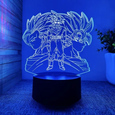 Basiclly 3D Lamp LED  USB charging Dragon Ball