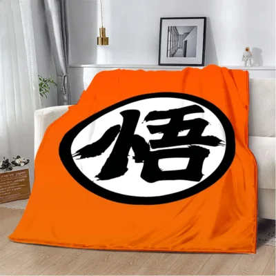 Orange Dragon Ball Blanket