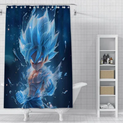 Must Try D-Dragon Balls Shower Curtain