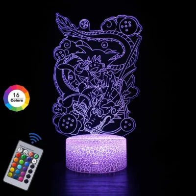 New Arrival 3D Lamp LED  USB charging Dragon Ball