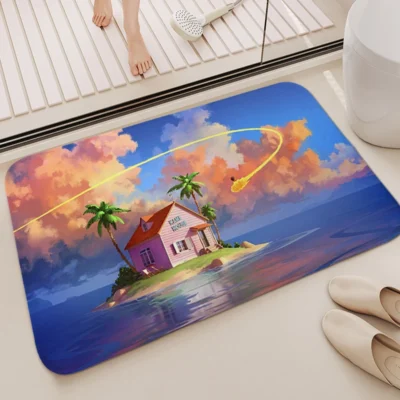 Hot Hot Dragon Balls Bath Mat