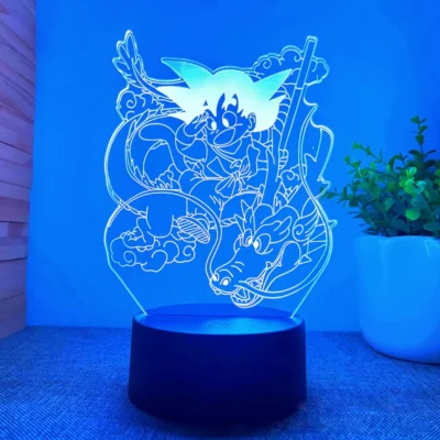 New New 3D Lamp LED  USB charging Dragon Ball