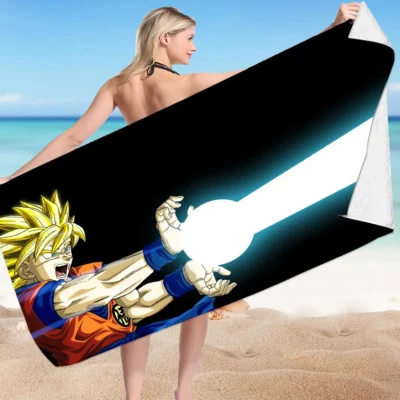 Must Have Dragon Ball Z Son Goku Beach Towel