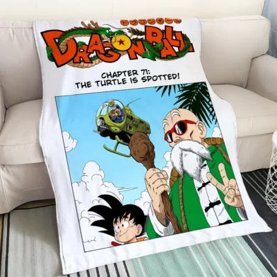 New Hot Dragon Ball Nap Knee Sofa Blanket