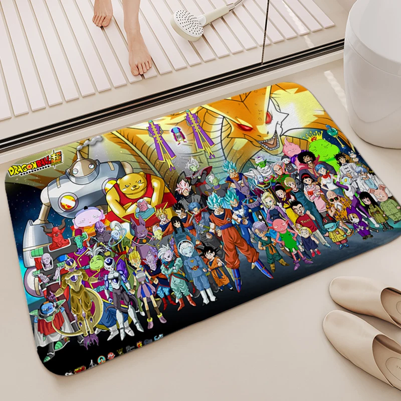 Character Of Dragon Balls Bath Mat