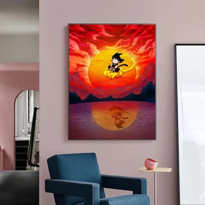 Basiclly Dragon Ball Z Canvas Art Wall