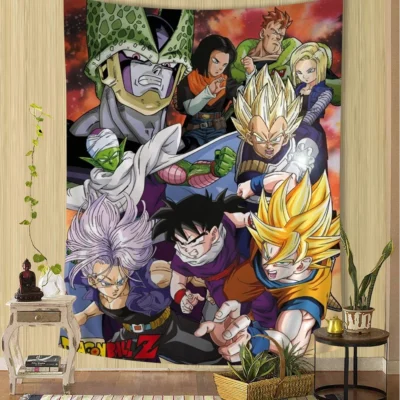 Hot Seven Balls And Dragons Tapestry