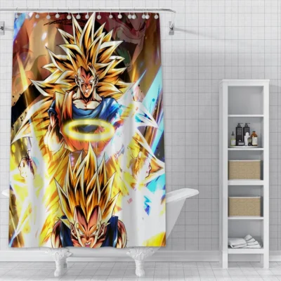 New Design D-Dragon Balls Shower Curtain