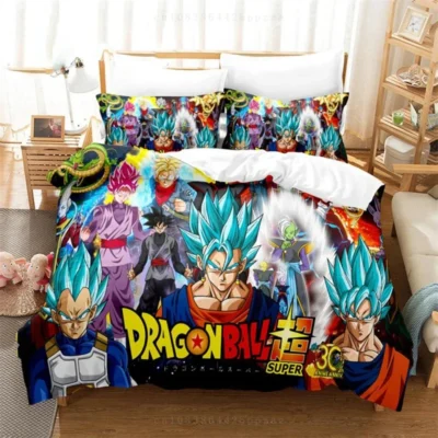 Hot Duvet Cover Dragon Ball 3D Bedding Set