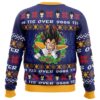 Tis Over 9000 DBZ PC Ugly Christmas Sweater back mockup - Dragon Ball EU Store