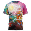 Trippy Ultra Instinct Goku Dragon Ball Z T Shirt 3D FRONT Mockup - Dragon Ball EU Store