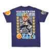 Vegeta V3 Dragon Ball Streetwear T Shirt BACK Mockup - Dragon Ball EU Store