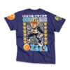 Vegeta V3 Dragon Ball Streetwear T Shirt BACK Wrinkly Mockup - Dragon Ball EU Store