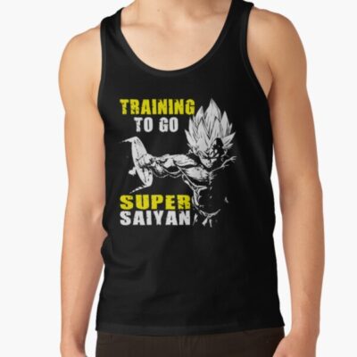 Training To Go Super Saiyan Squat Leg Day Tank Top