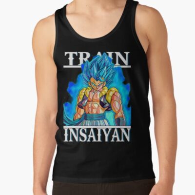 Train Insaiyan Gogeta Super Saiyan Blue Db Dbz Dbgt Dbs Tank Top