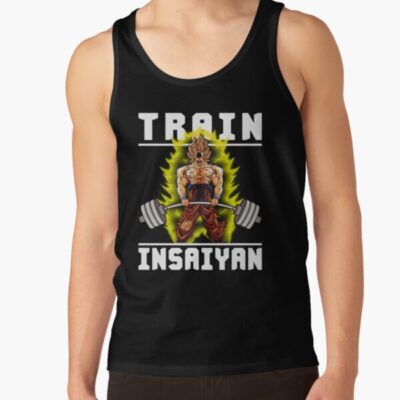 Train Insaiyan Goku Deadlift Workout Inspirational Tank Top