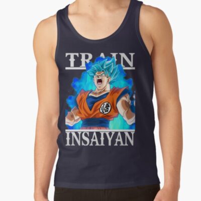 Train Insaiyan Goku Super Saiyan Blue Db Dbz Dbgt Dbs Tank Top