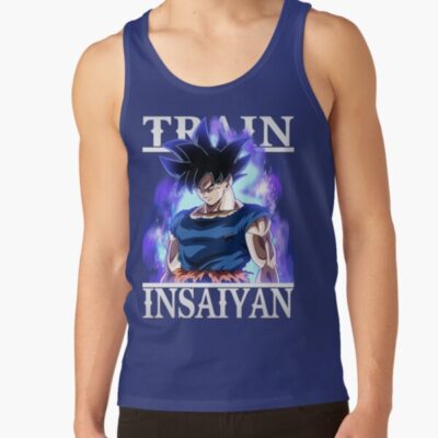 Train Insaiyan Goku Ultra Instinct Sign Db Dbz Dbgt Dbs Tank Top
