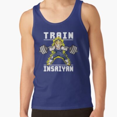 Train Insaiyan Vegeta Squat Tank Top