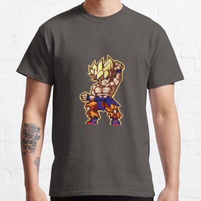 Goku Super Saiyan Pixel T-Shirt