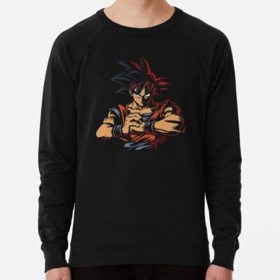 Goku Art Minimalist Colorful Painting Sweatshirt