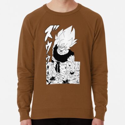 Super Saiyan Goku First Time Going Super Saiyan Manga Version Sweatshirt