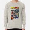 ssrcolightweight sweatshirtmensoatmeal heatherfrontsquare productx1000 bgf8f8f8 37 - Dragon Ball EU Store