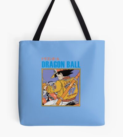 Goku Riding A Motocycle Dragon Ball Classic T Shirt Tote Bag