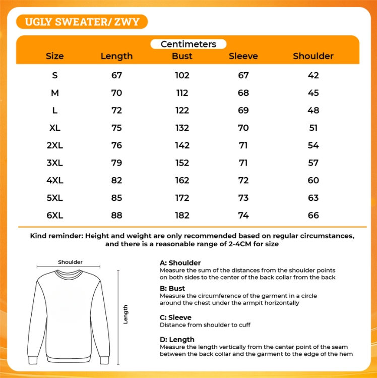 3D UGLY SWEATER - Dragon Ball EU Store